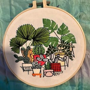 Hand Embroidery Wall Art